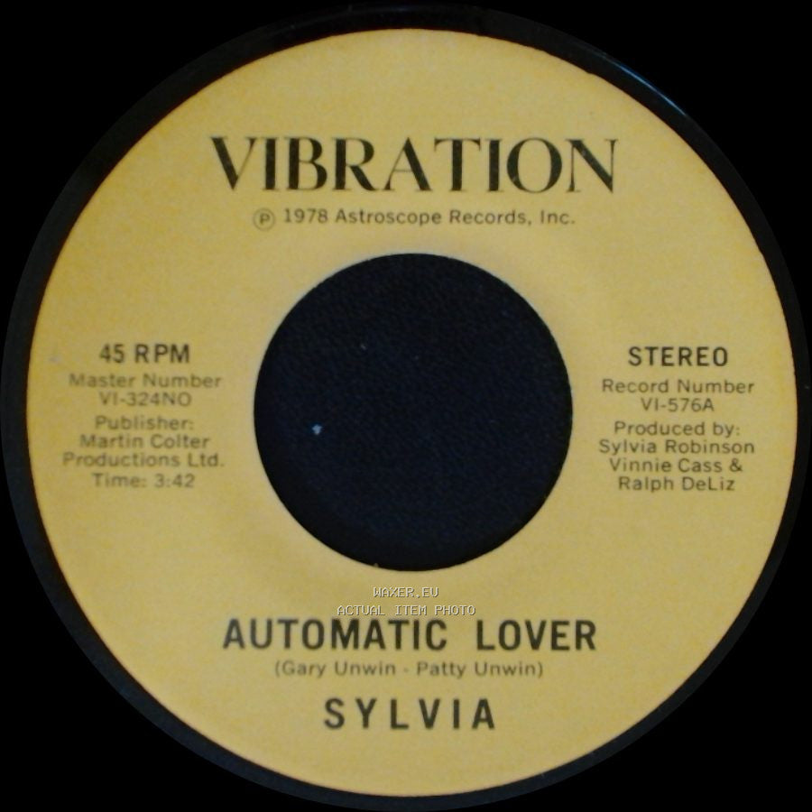 Sylvia - Stop Boy / Automatic Lover side A
