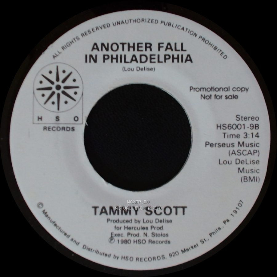 Tammy Scott - House Of The Rising Sun / Another Fall In Philadelphia side A