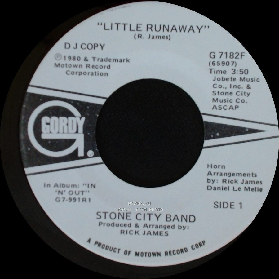 Stone City Band - Little Runaway / Little Runaway side A