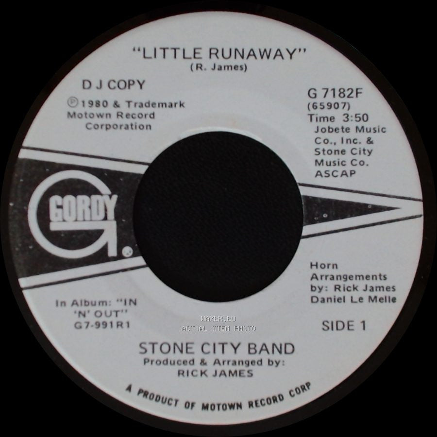 Stone City Band - Little Runaway / Little Runaway side A