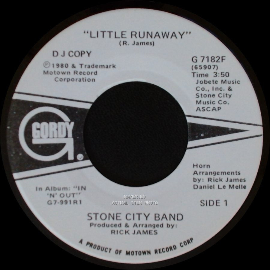 Stone City Band - Little Runaway / Little Runaway side A