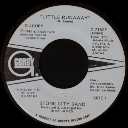 Stone City Band - Little Runaway / Little Runaway side B