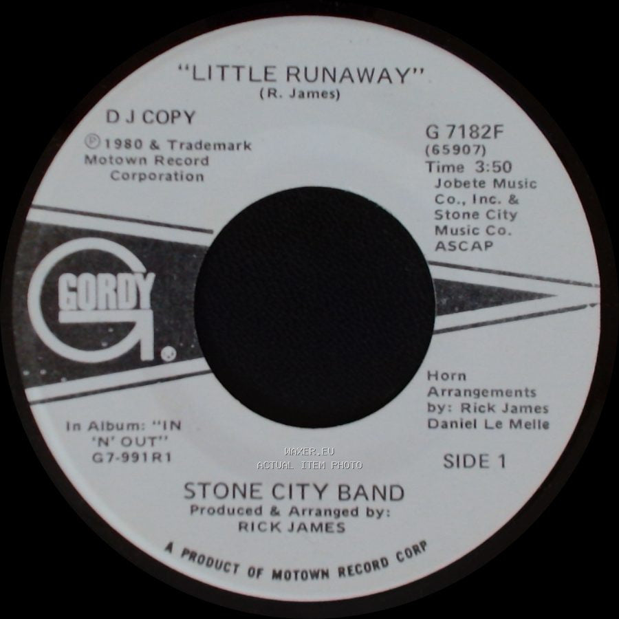Stone City Band - Little Runaway / Little Runaway side B