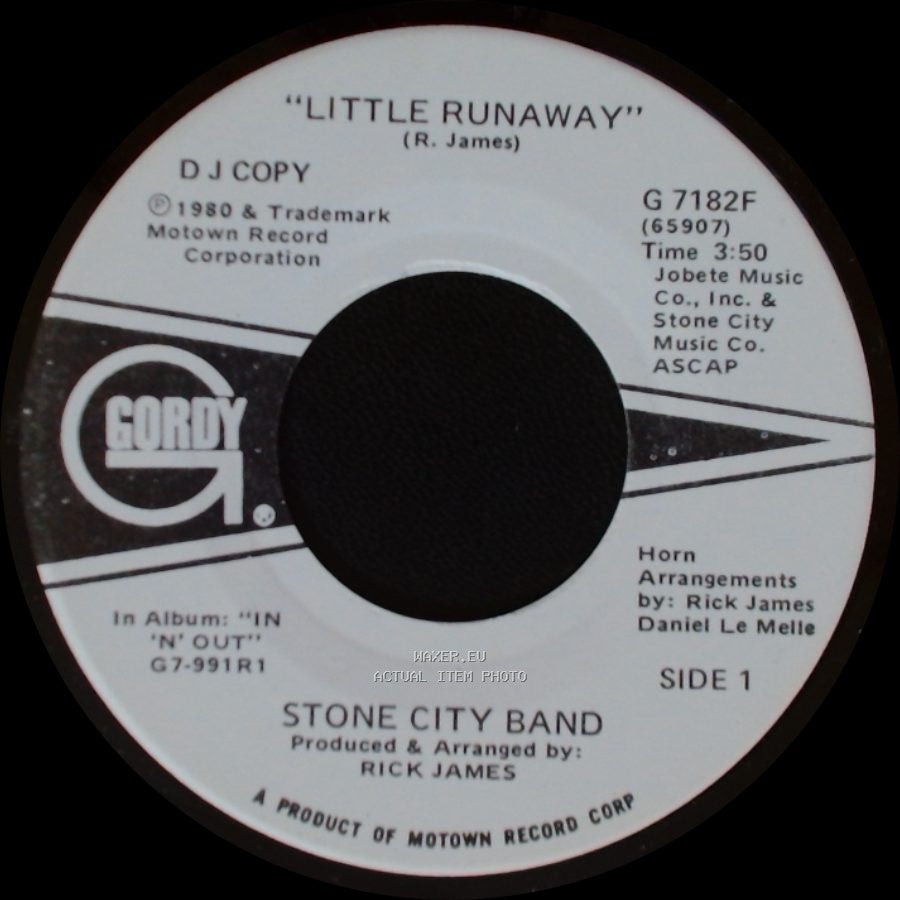 Stone City Band - Little Runaway / Little Runaway side B