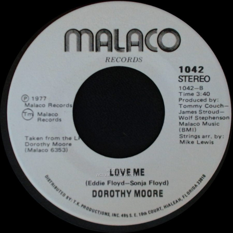 Dorothy Moore - Love Me / I Believe You side A