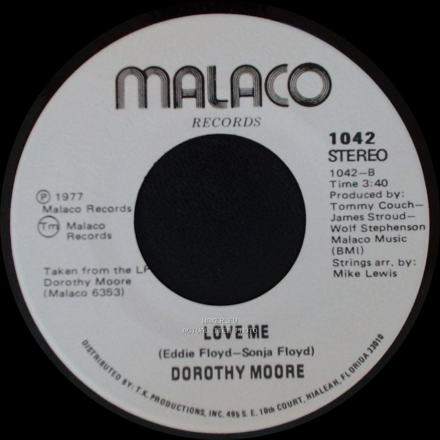 Dorothy Moore - Love Me / I Believe You side B