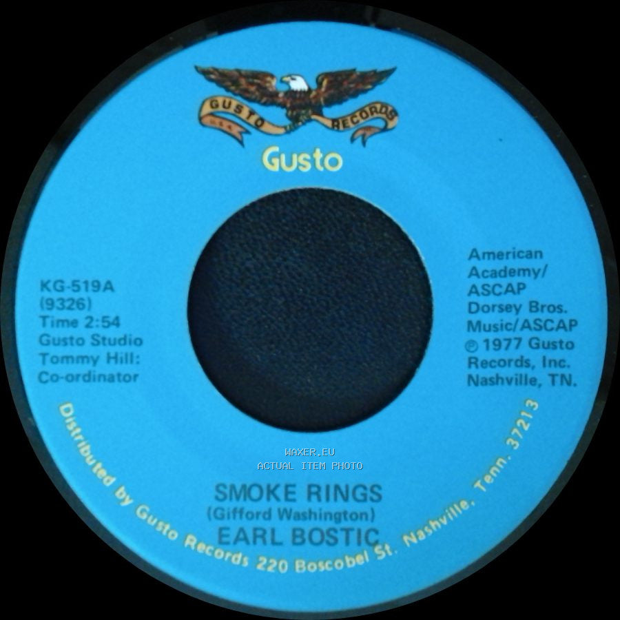 Earl Bostic - Deep Purple / Smoke Rings side B