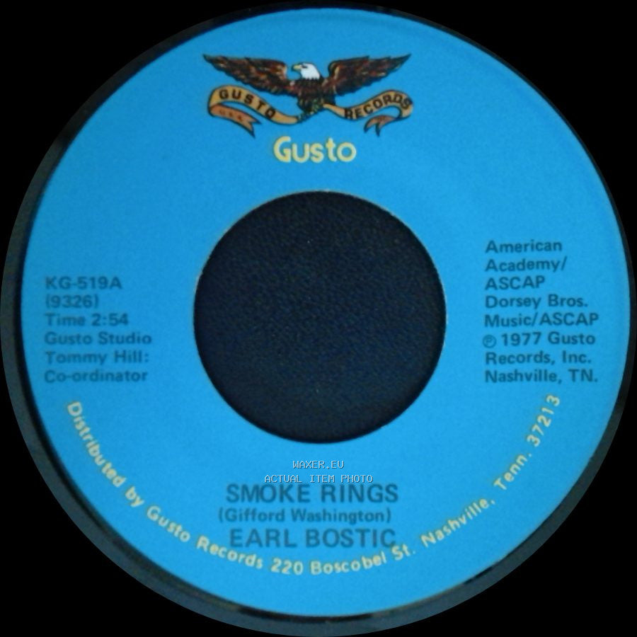 Earl Bostic - Deep Purple / Smoke Rings side B