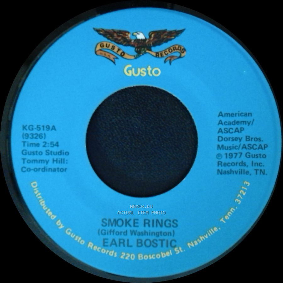 Earl Bostic - Deep Purple / Smoke Rings side B