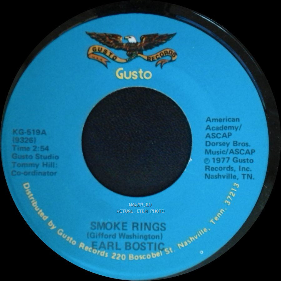 Earl Bostic - Deep Purple / Smoke Rings side B