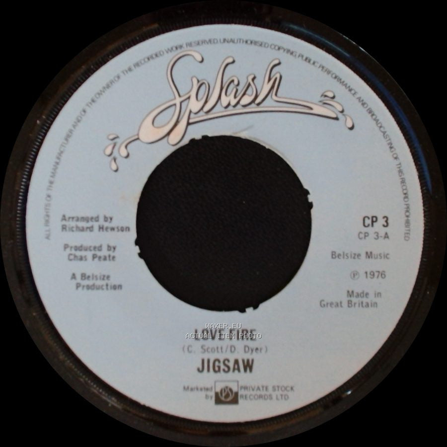 Jigsaw - Love Fire / Your Lips Are Close side A