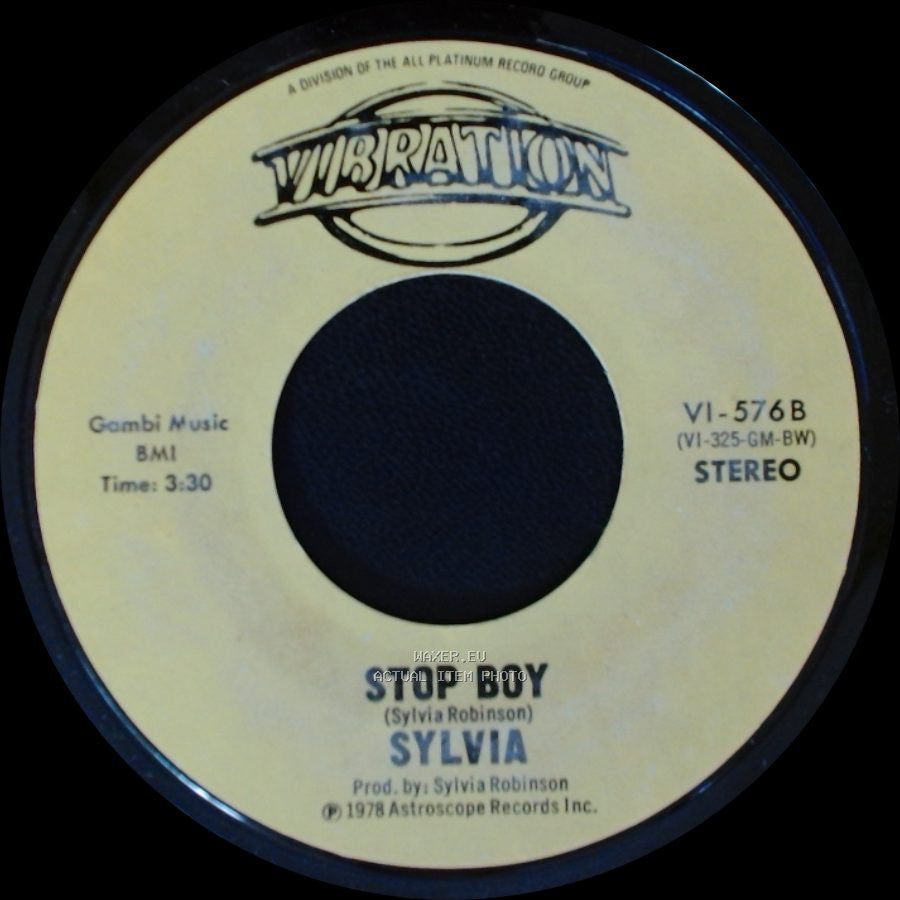 Sylvia - Stop Boy / Automatic Lover side A