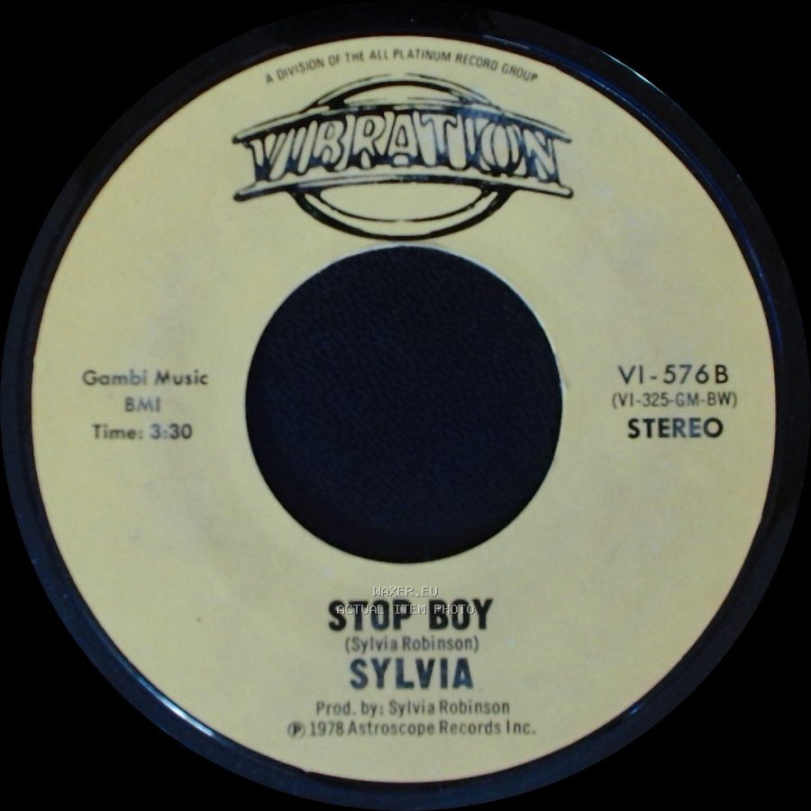 Sylvia - Stop Boy / Automatic Lover side A