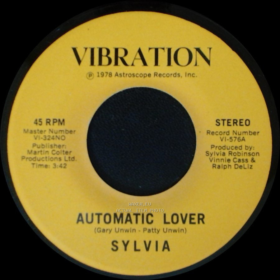 Sylvia - Stop Boy / Automatic Lover side A