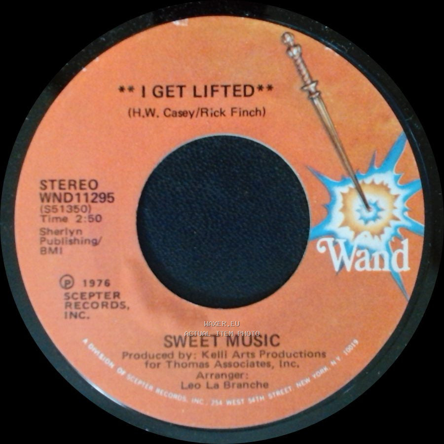 Sweet Music - I Get Lifted / I Get Lifted (Instrumental) side A