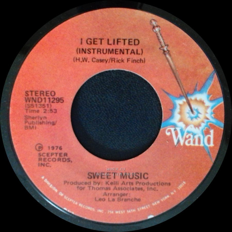 Sweet Music - I Get Lifted / I Get Lifted (Instrumental) side B