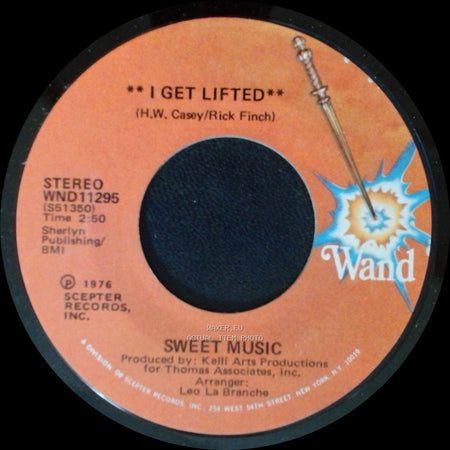Sweet Music - I Get Lifted / I Get Lifted (Instrumental) side A