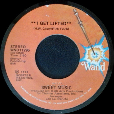 Sweet Music - I Get Lifted / I Get Lifted (Instrumental) side A