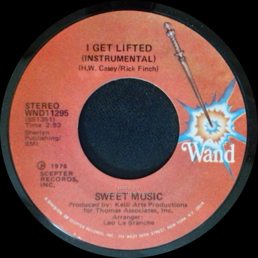 Sweet Music - I Get Lifted / I Get Lifted (Instrumental) side B