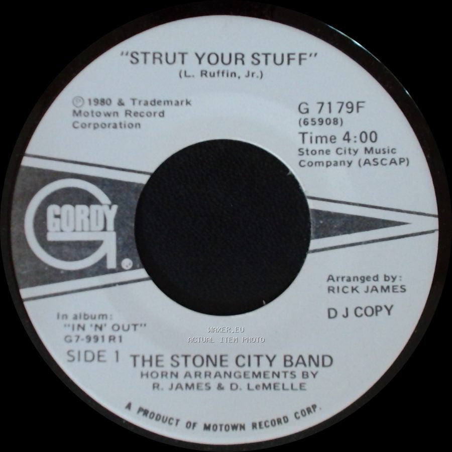 The Stone City Band - Strut Your Stuff / Strut Your Stuff side A