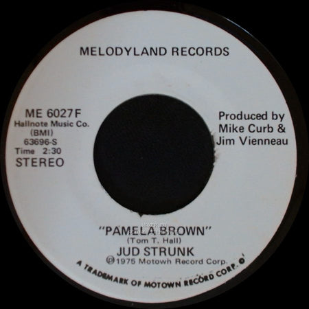 Jud Strunk - Pamela Brown / Pamela Brown side A