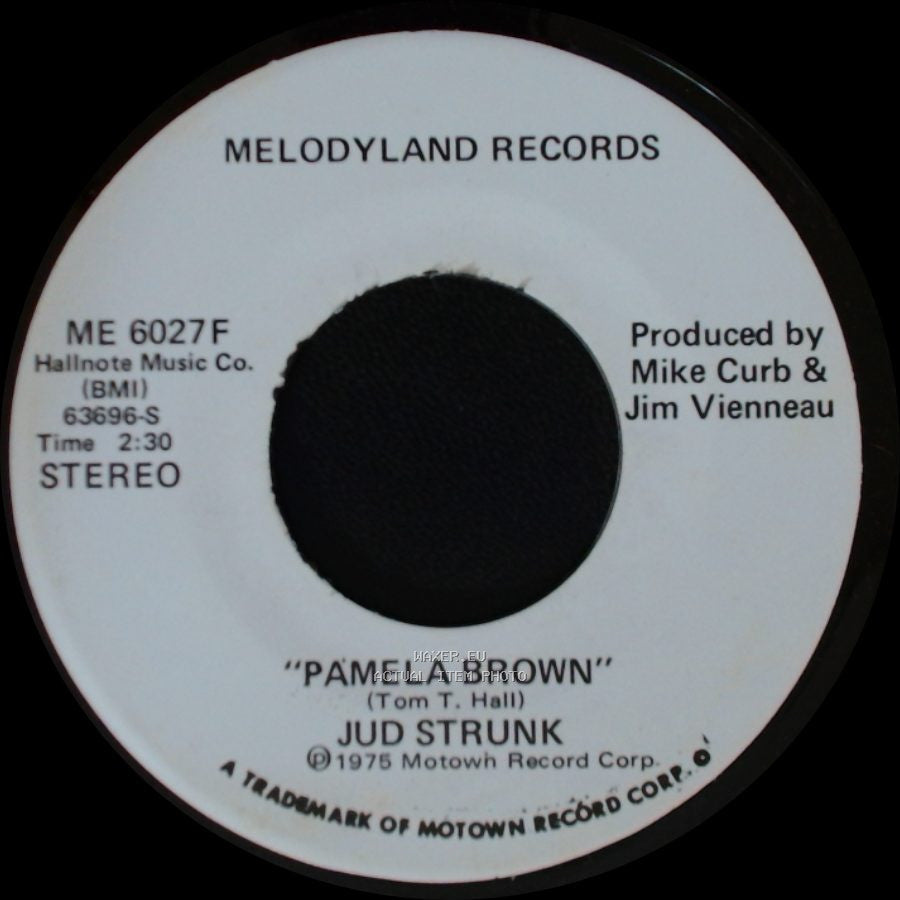 Jud Strunk - Pamela Brown / Pamela Brown side A
