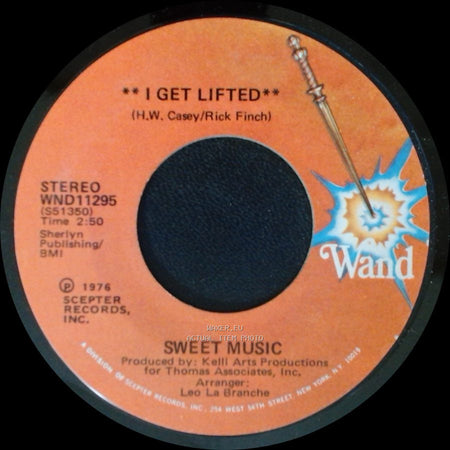 Sweet Music - I Get Lifted / I Get Lifted (Instrumental) side A
