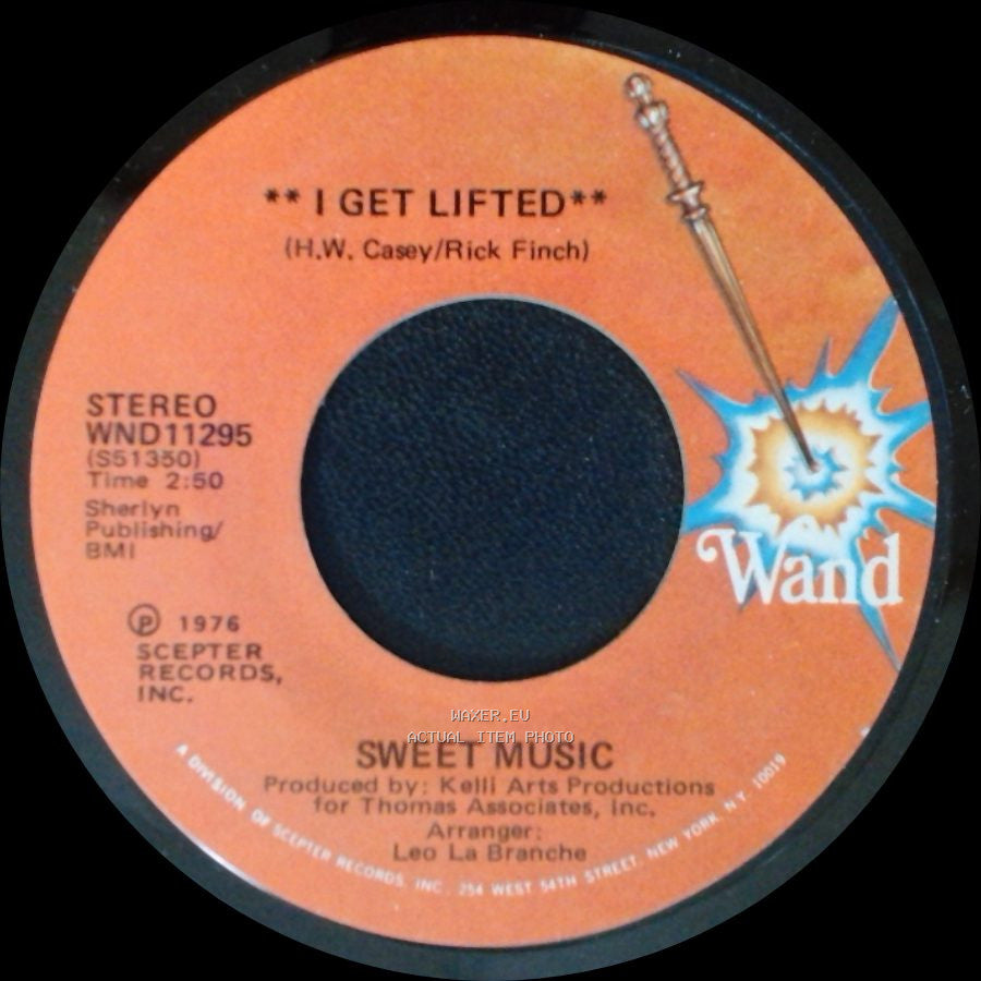 Sweet Music - I Get Lifted / I Get Lifted (Instrumental) side A