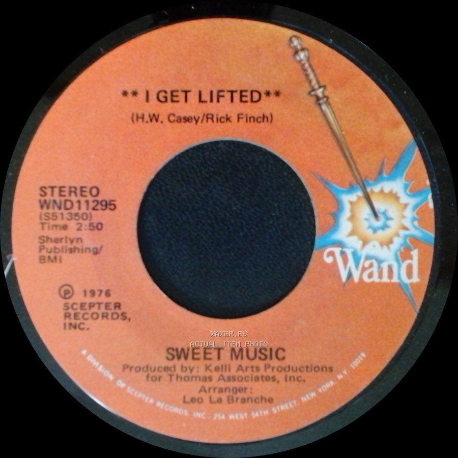 Sweet Music - I Get Lifted / I Get Lifted (Instrumental) side A