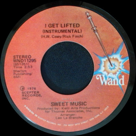 Sweet Music - I Get Lifted / I Get Lifted (Instrumental) side B