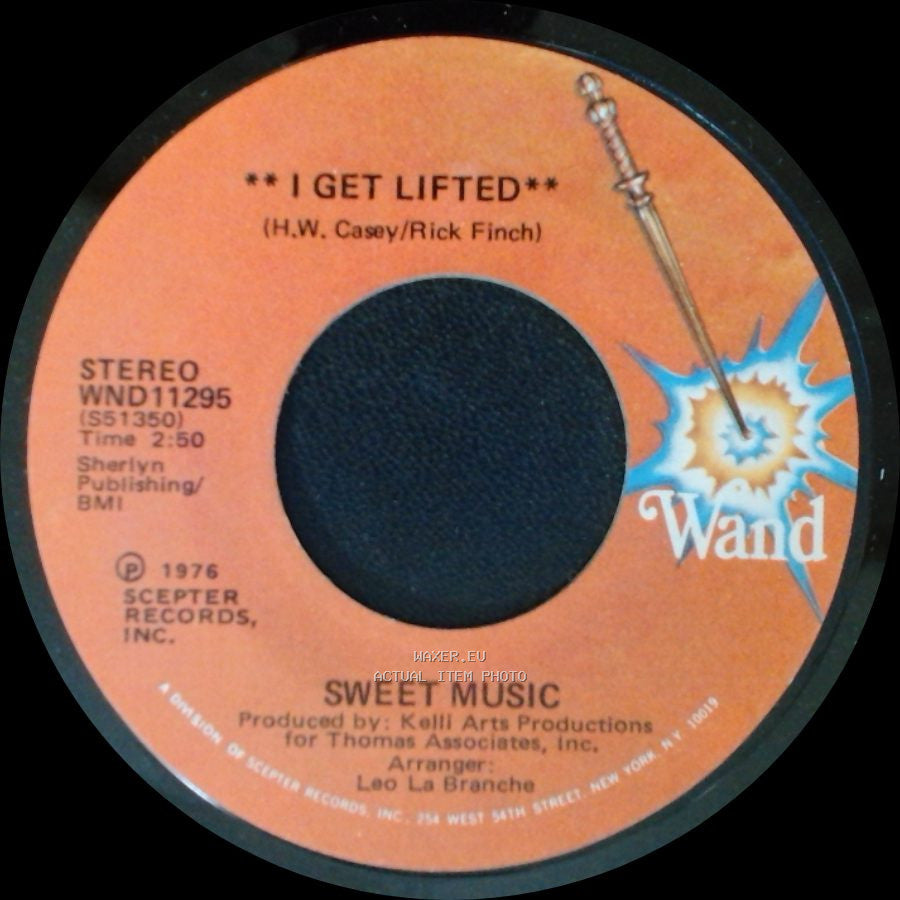 Sweet Music - I Get Lifted / I Get Lifted (Instrumental) side A