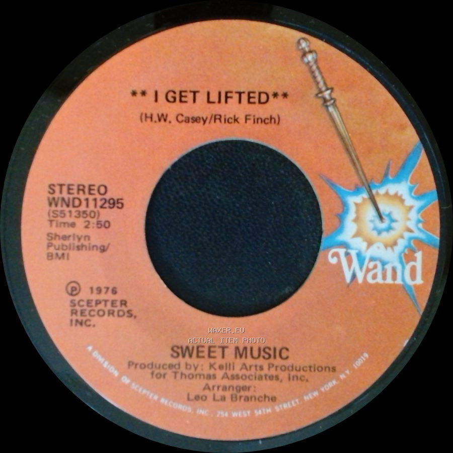 Sweet Music - I Get Lifted / I Get Lifted (Instrumental) side A