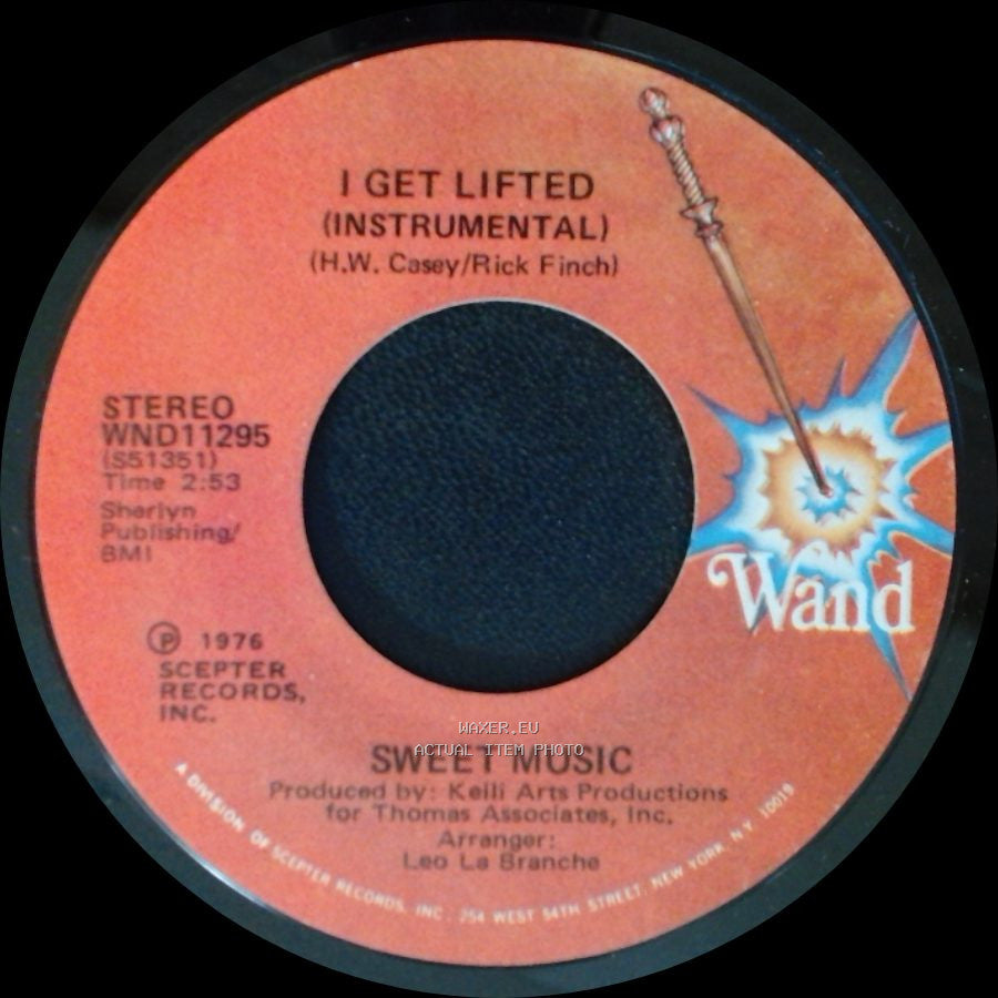 Sweet Music - I Get Lifted / I Get Lifted (Instrumental) side B