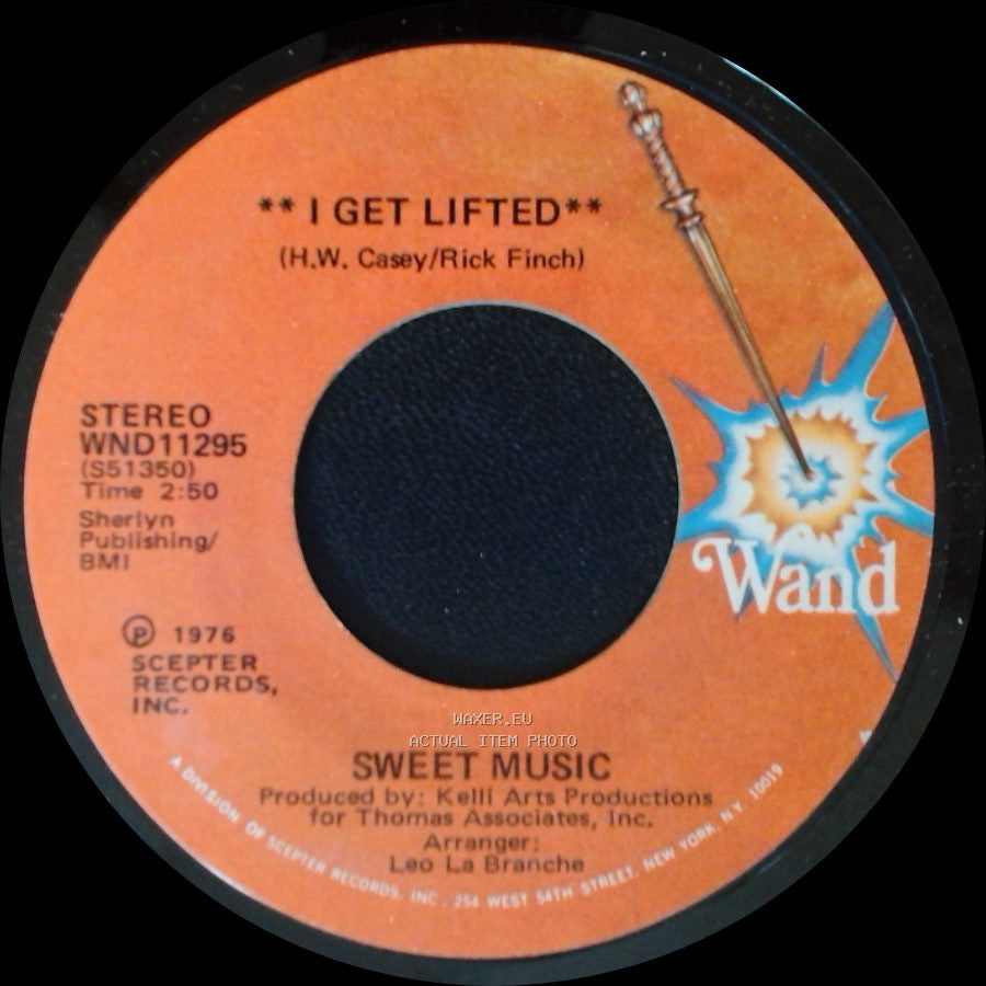 Sweet Music - I Get Lifted / I Get Lifted (Instrumental) side A