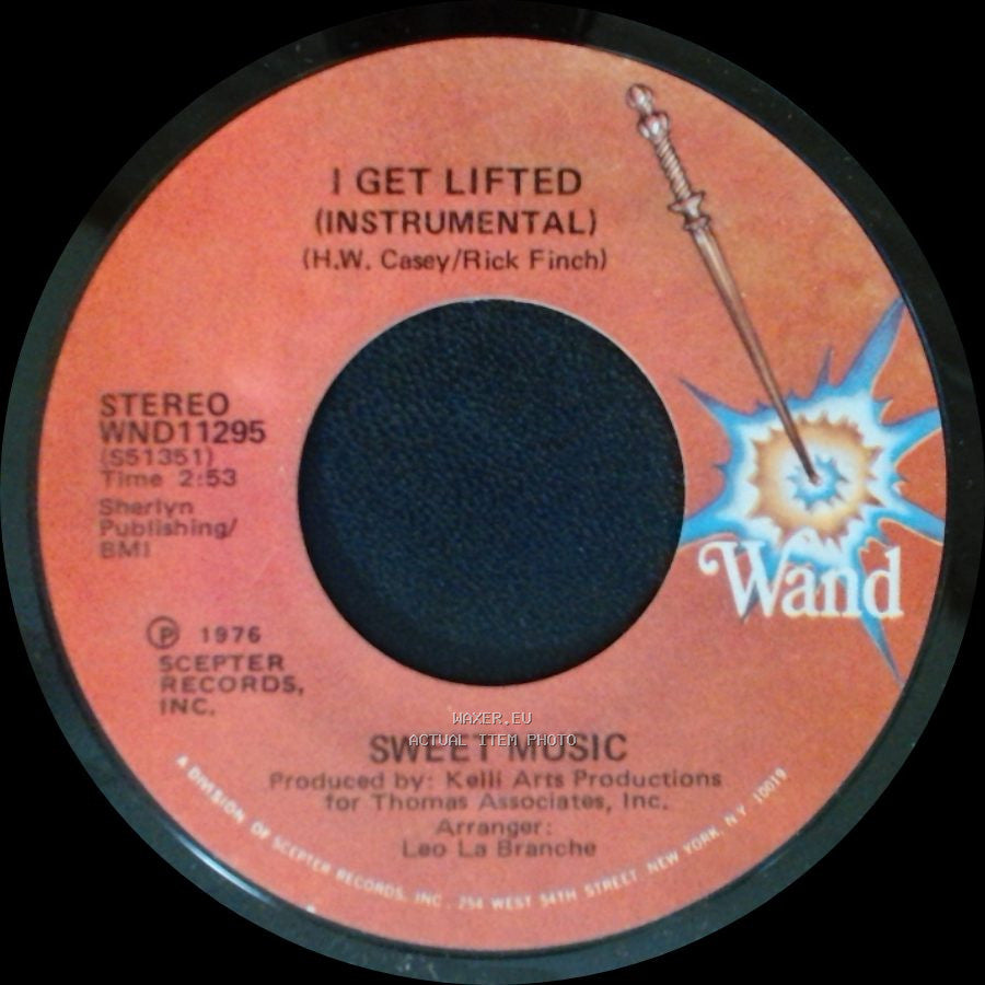Sweet Music - I Get Lifted / I Get Lifted (Instrumental) side B