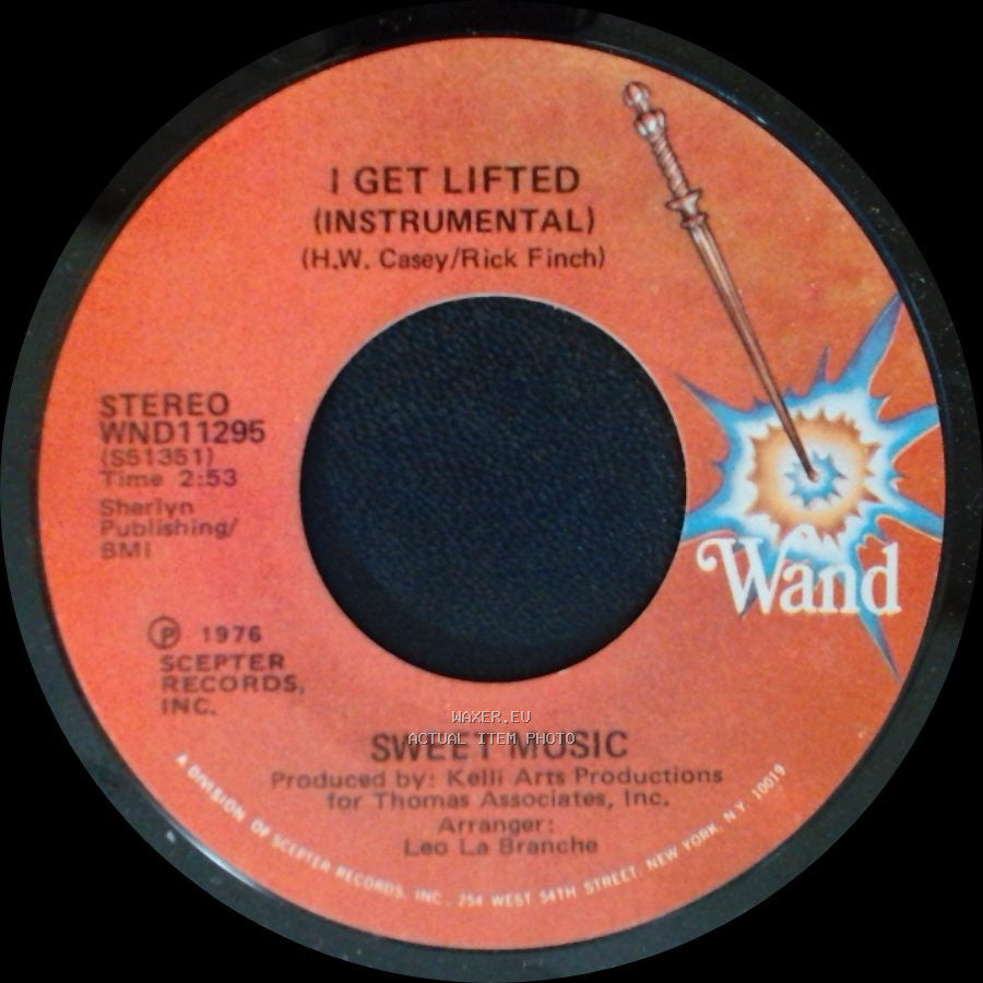 Sweet Music - I Get Lifted / I Get Lifted (Instrumental) side B