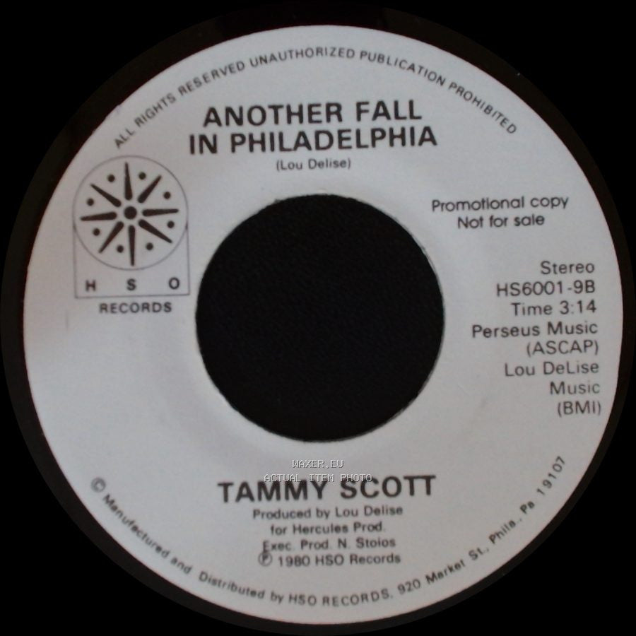 Tammy Scott - House Of The Rising Sun / Another Fall In Philadelphia side A