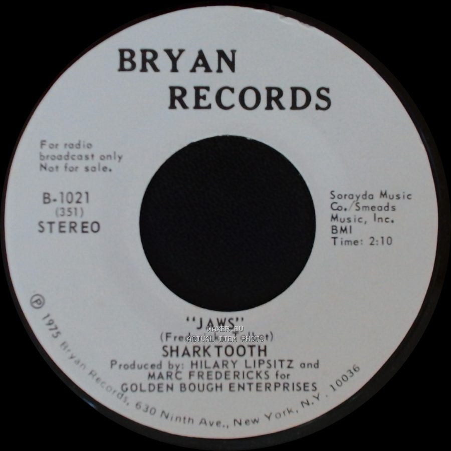 Sharktooth - Jaws / Jaws side A