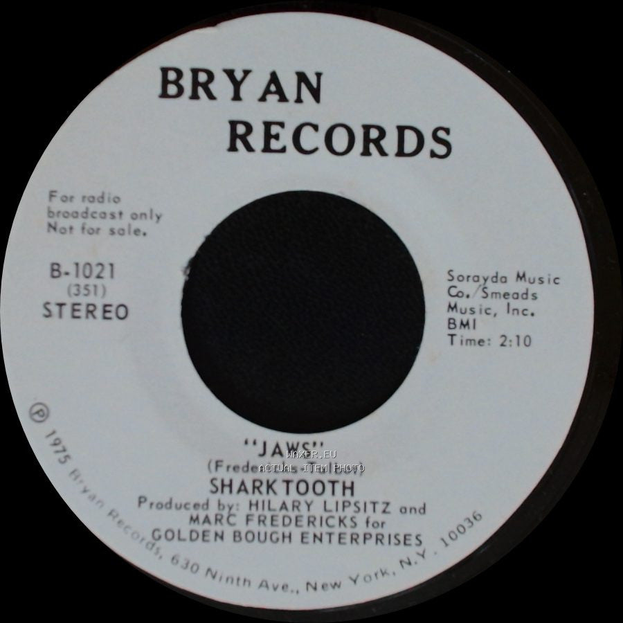 Sharktooth - Jaws / Jaws side A