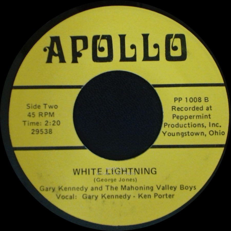 Gary Kennedy And The Mahoning Valley Boys - Sing Me Back Home / White Lightning side B
