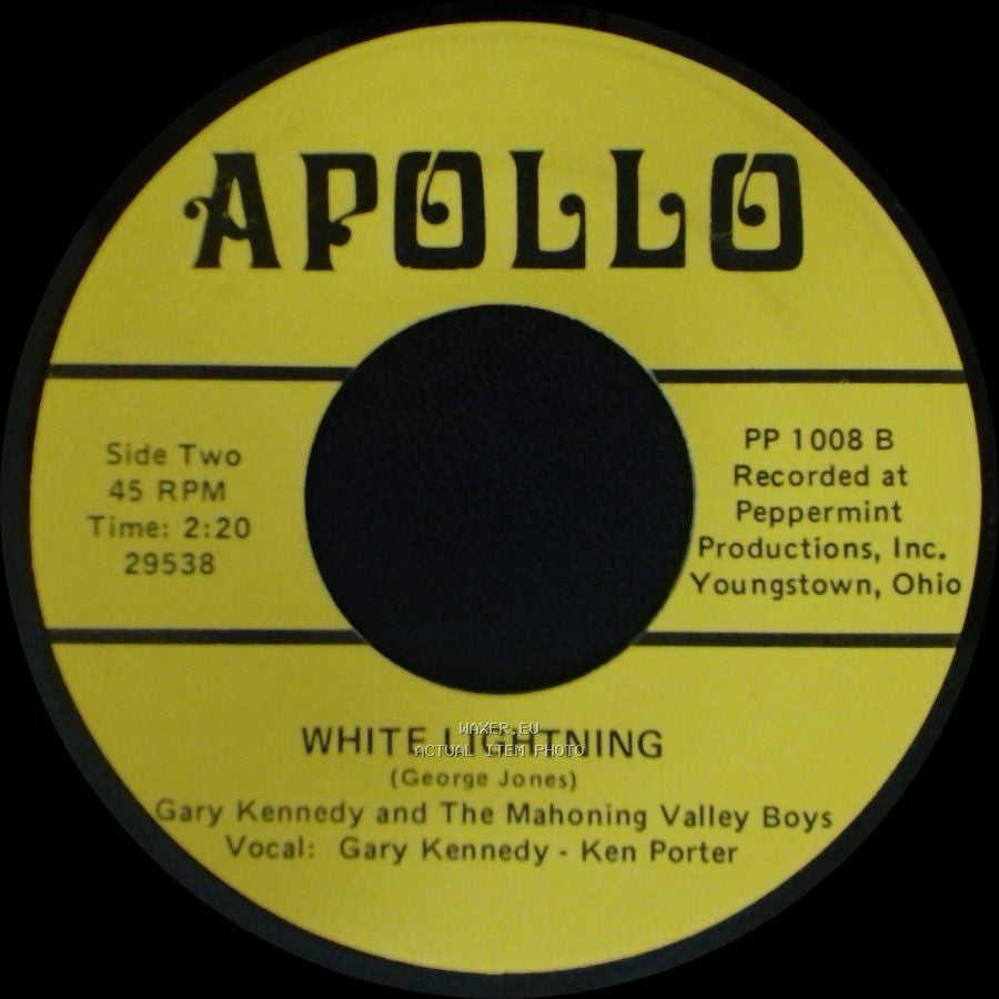 Gary Kennedy And The Mahoning Valley Boys - Sing Me Back Home / White Lightning side B