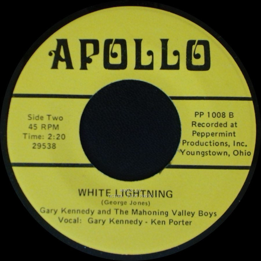 Gary Kennedy And The Mahoning Valley Boys - Sing Me Back Home / White Lightning side B