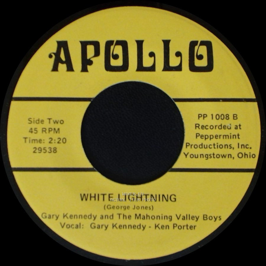 Gary Kennedy And The Mahoning Valley Boys - Sing Me Back Home / White Lightning side B