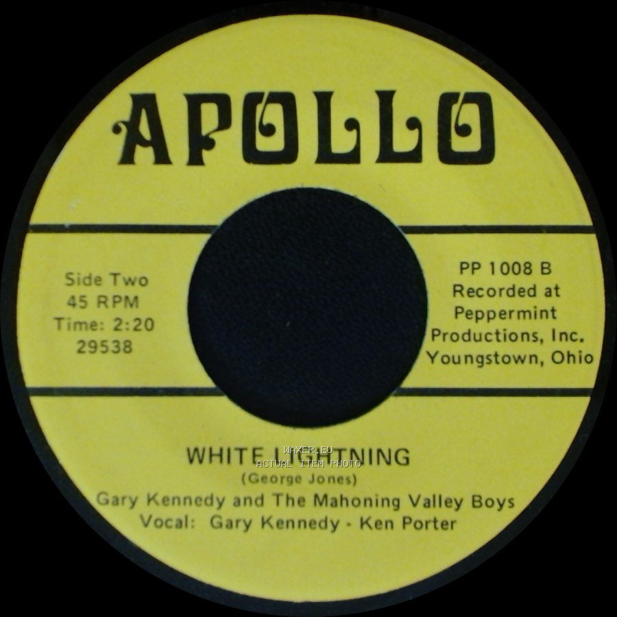 Gary Kennedy And The Mahoning Valley Boys - Sing Me Back Home / White Lightning side B