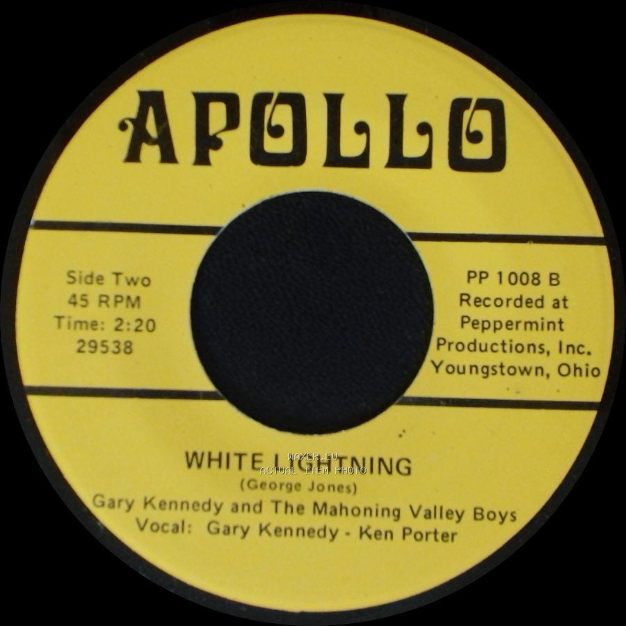 Gary Kennedy And The Mahoning Valley Boys - Sing Me Back Home / White Lightning side B