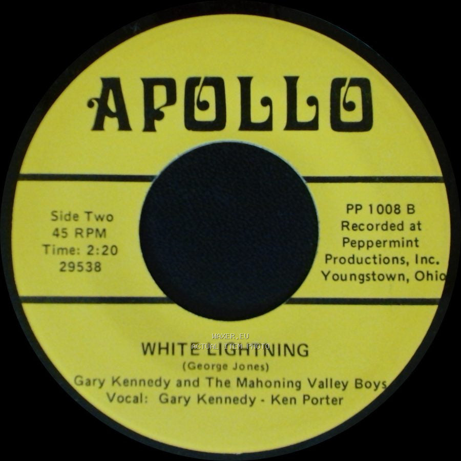 Gary Kennedy And The Mahoning Valley Boys - Sing Me Back Home / White Lightning side B