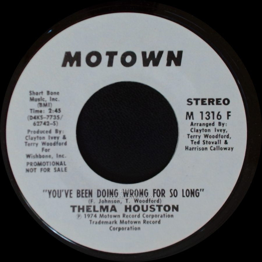 Thelma Houston - You've Been Doing Wrong For So Long / You've Been Doing Wrong For So Long side B