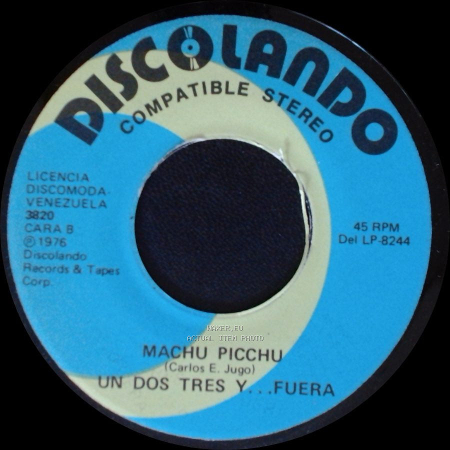 Nathalie Ohi - Un Dos Tres Y... Fuera / Machu Picchu Un Dos Tres Y... Fuera side B