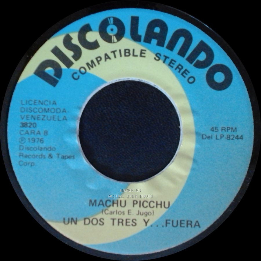 Nathalie Ohi - Un Dos Tres Y... Fuera / Machu Picchu Un Dos Tres Y... Fuera side B