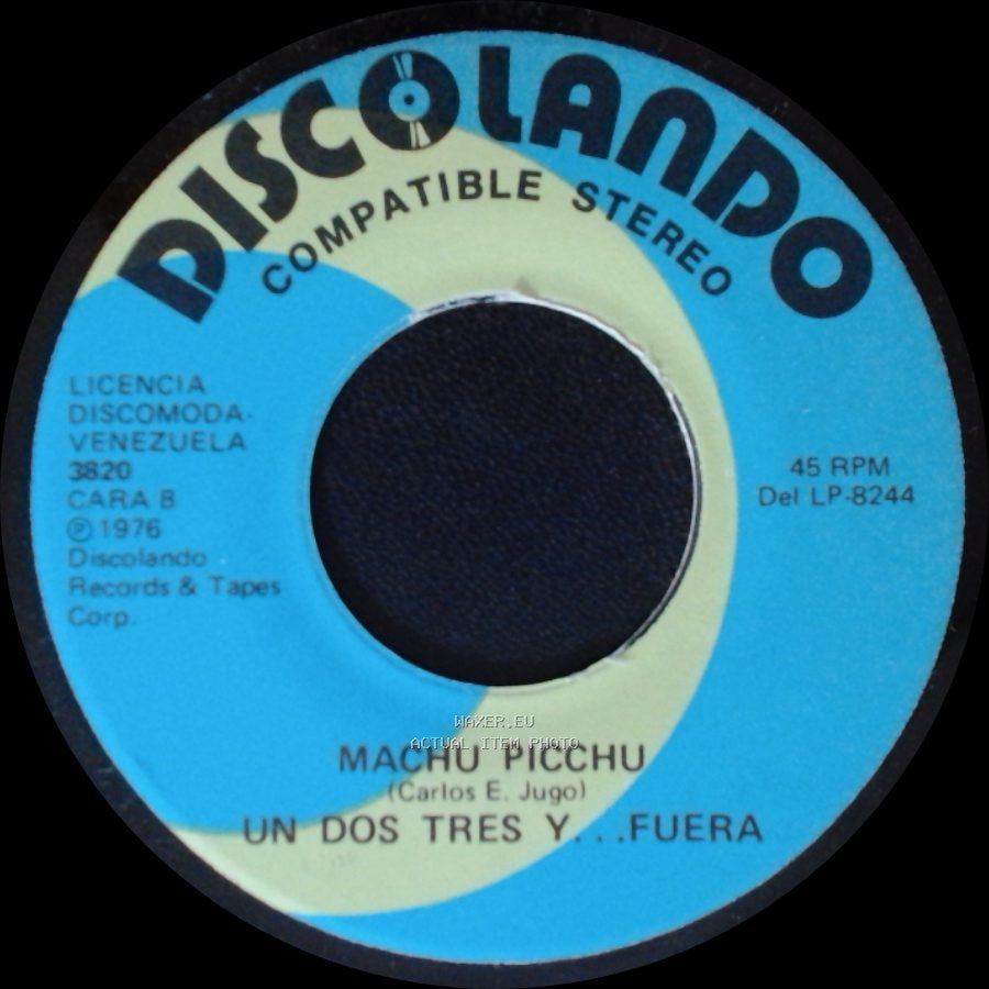 Nathalie Ohi - Un Dos Tres Y... Fuera / Machu Picchu Un Dos Tres Y... Fuera side B